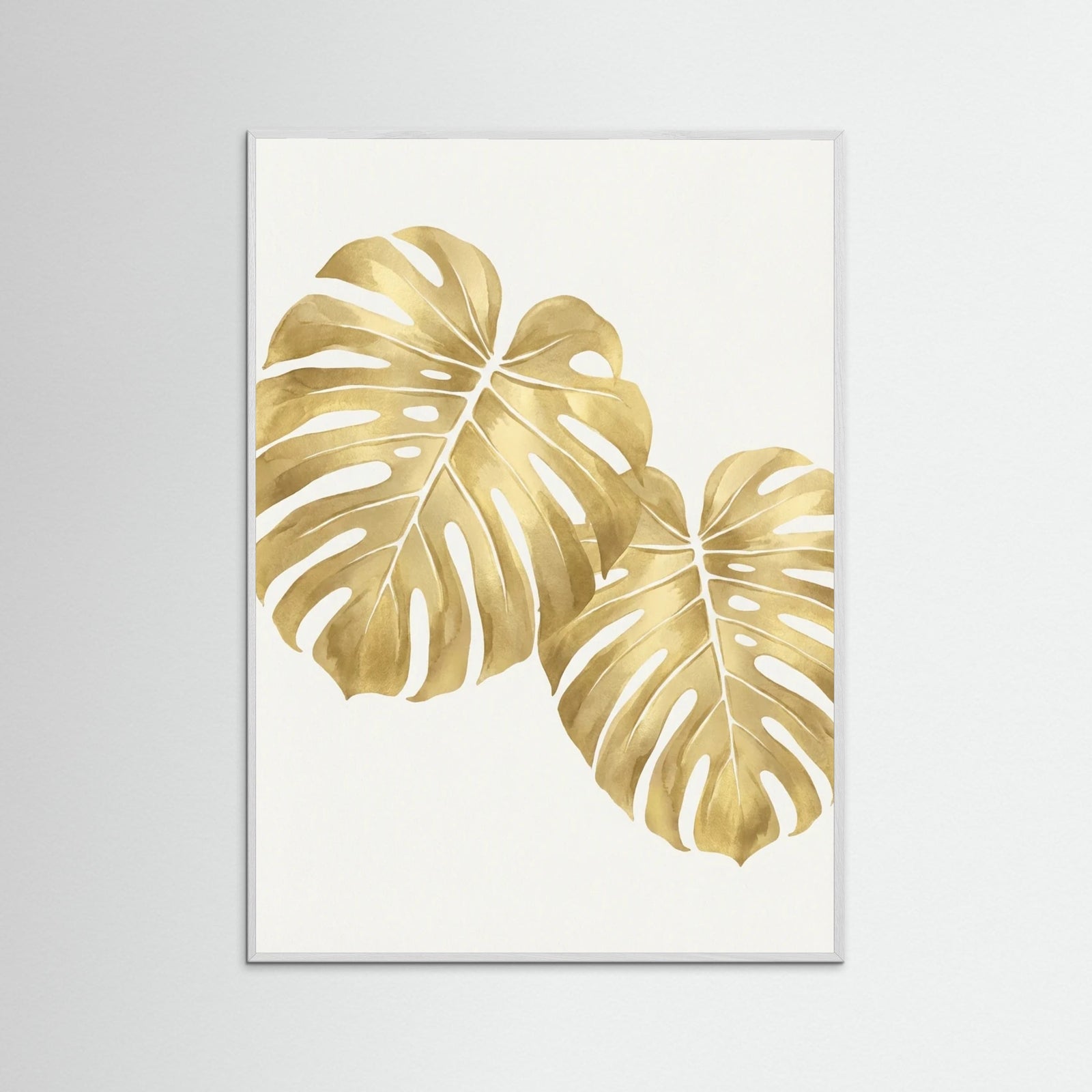 White Wood Golden Frond