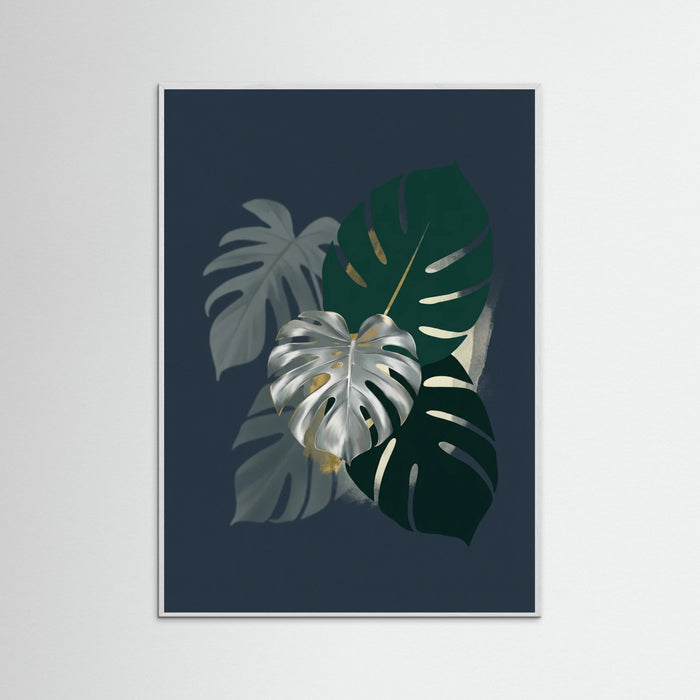 White Wood Golden Frond