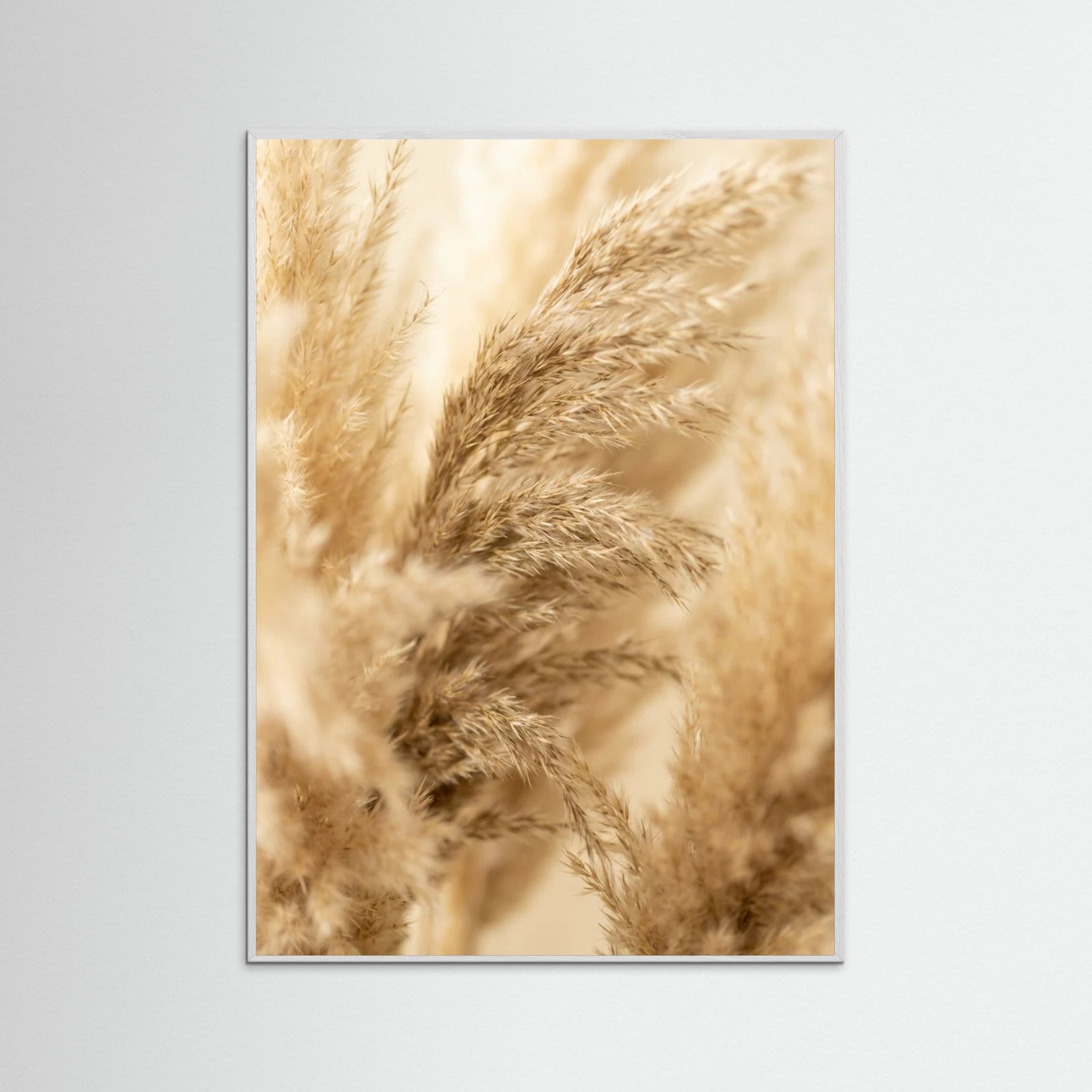 White Wood Golden Fronds