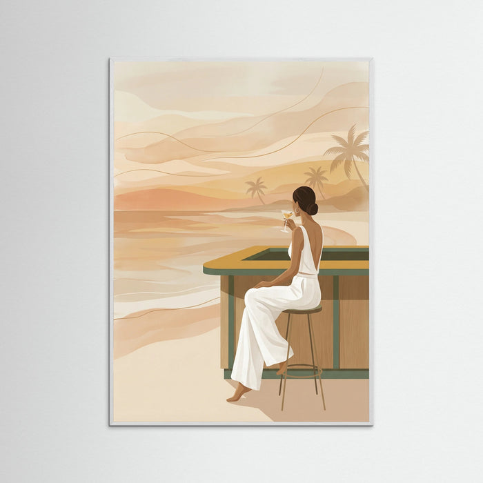 White Wood Golden Hour Lounge