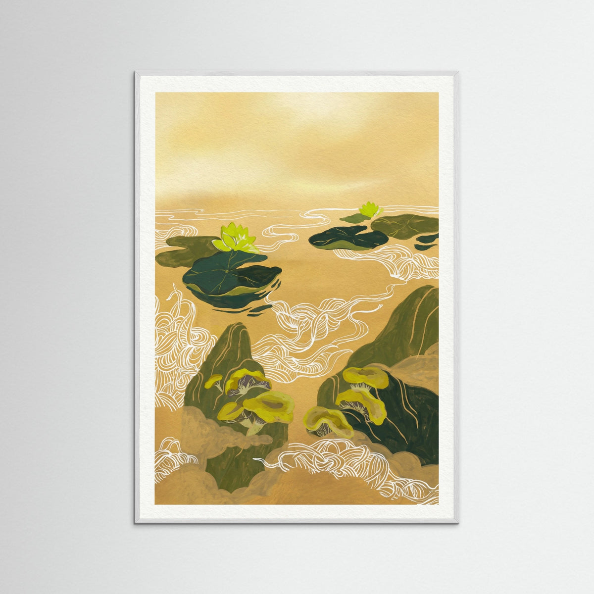 White Wood Golden Mountain Mist