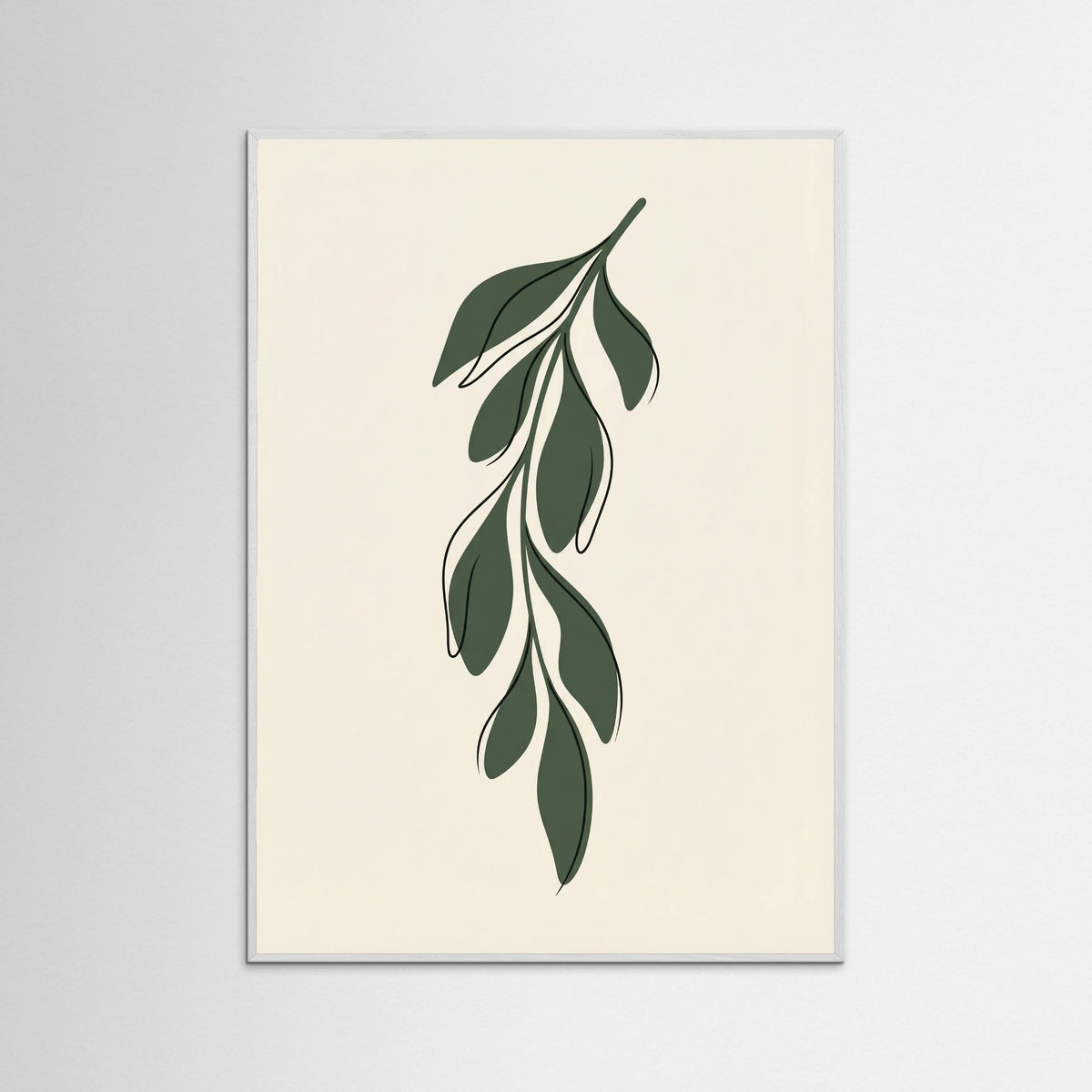 White Wood Golden Organic Bloom