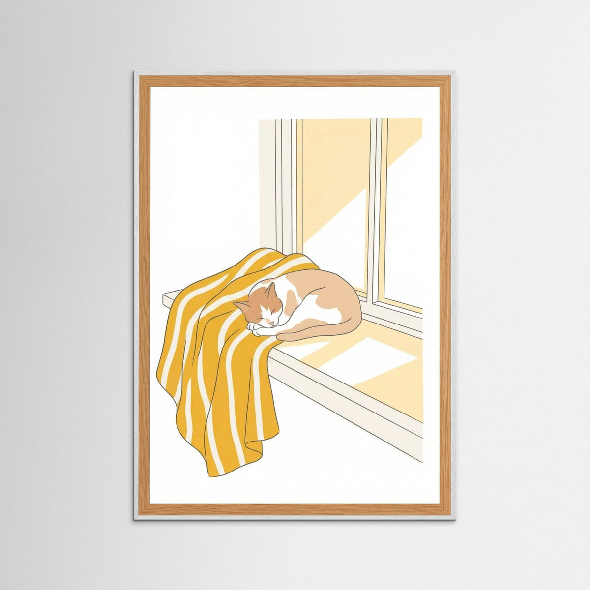 White Wood Golden Repose