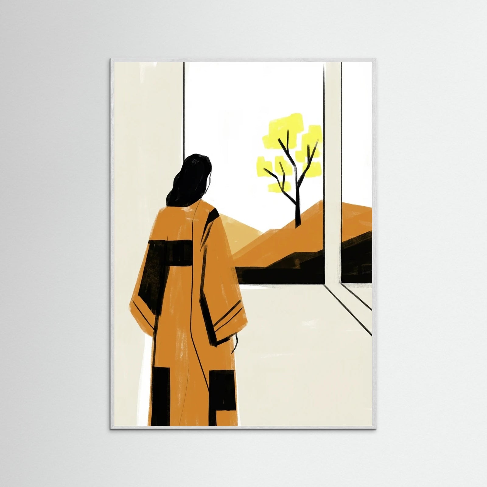 White Wood Golden Reverie