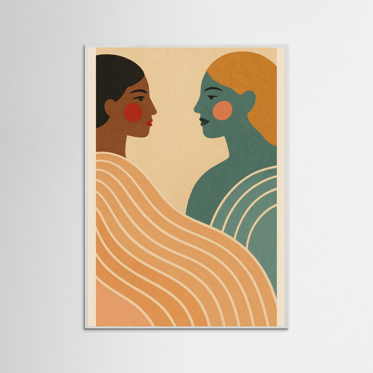 White Wood Golden Swirl