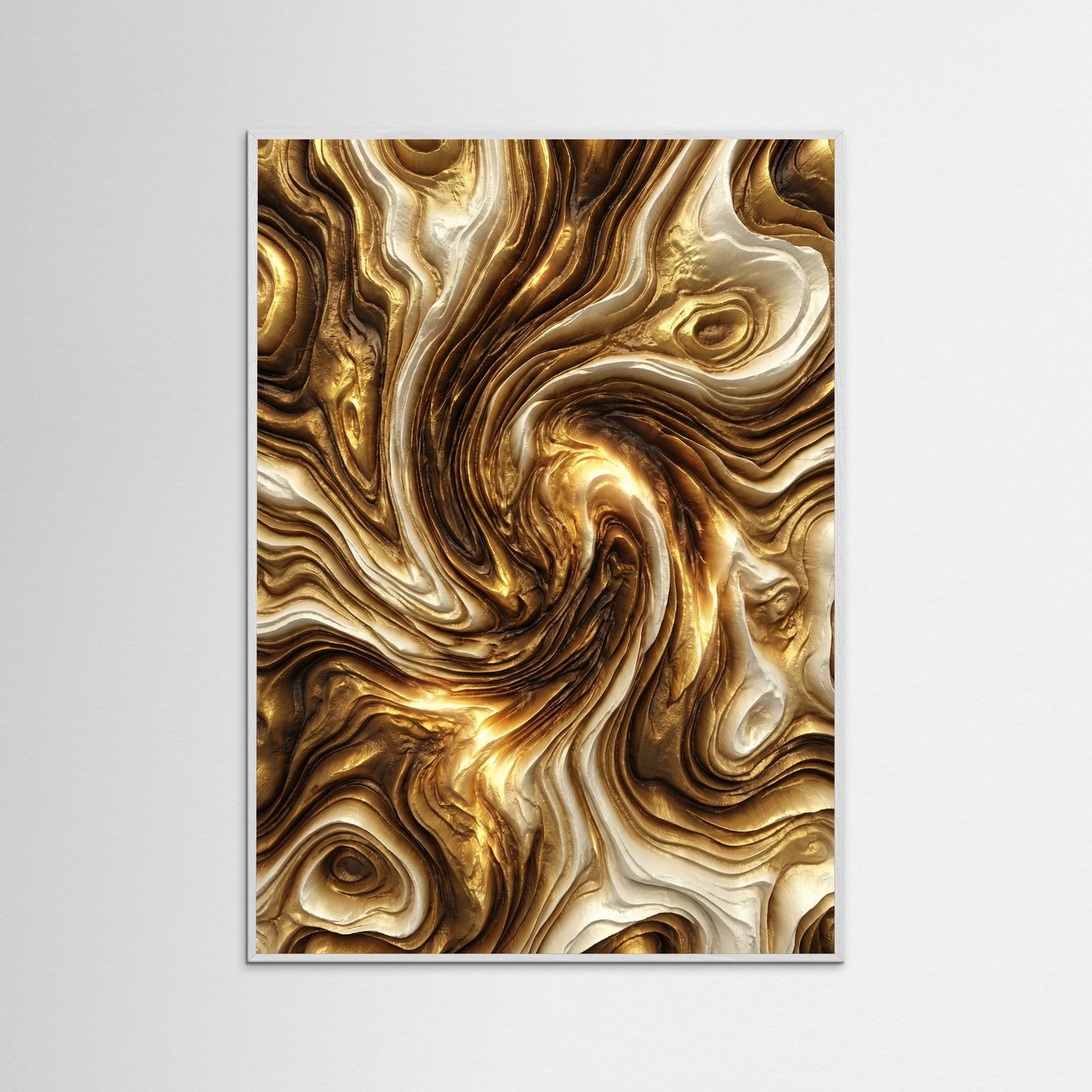 White Wood Golden Terrain