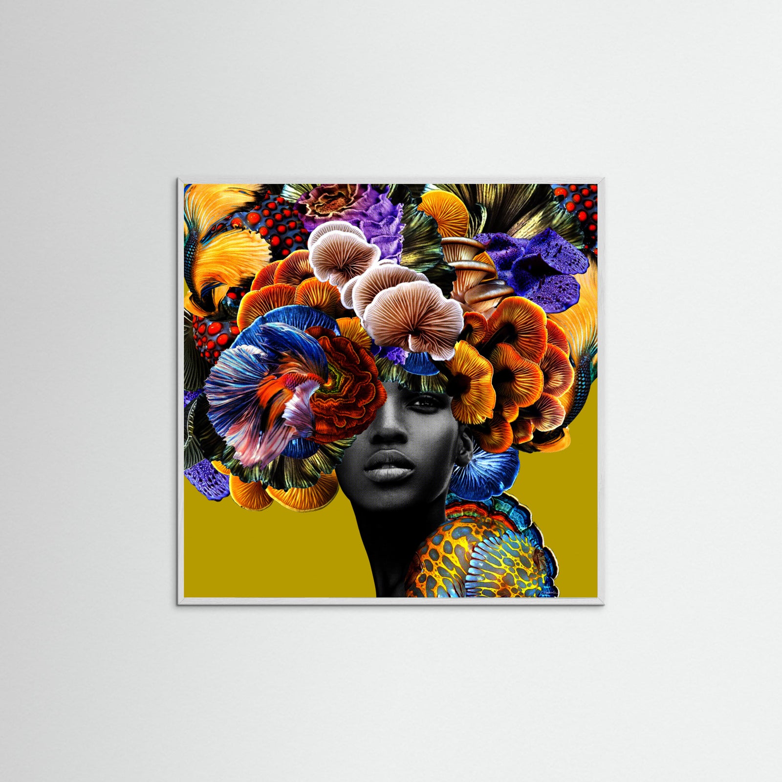 White Wood Good Hair Poster