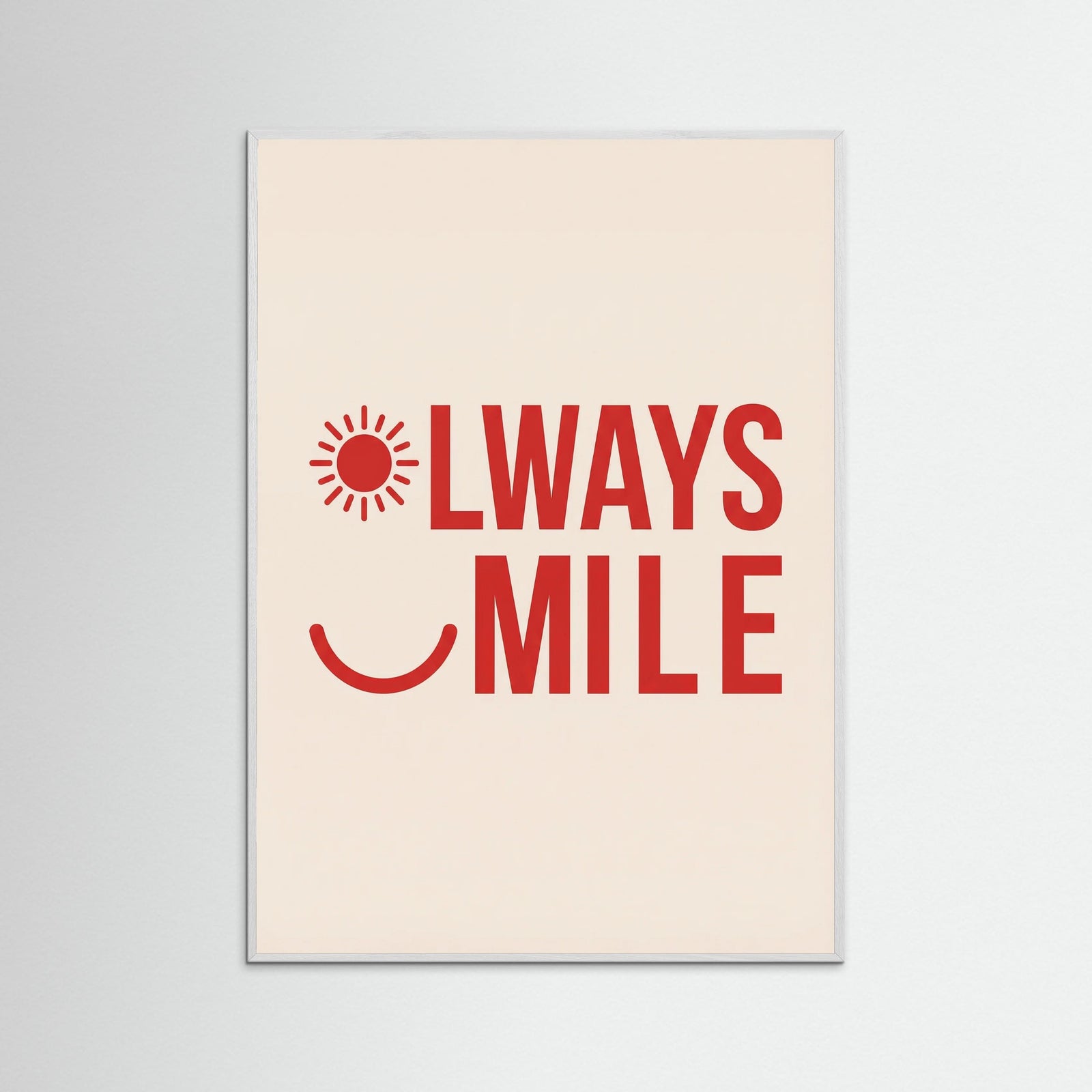 White Wood Good Mood Hearts