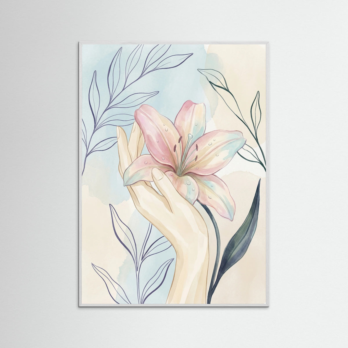 White Wood Graceful Bloom