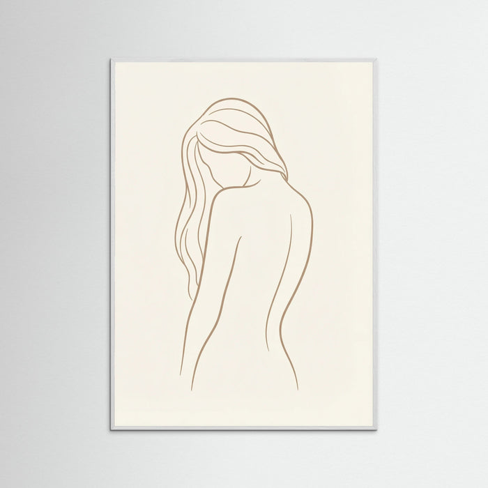 White Wood Graceful Contours