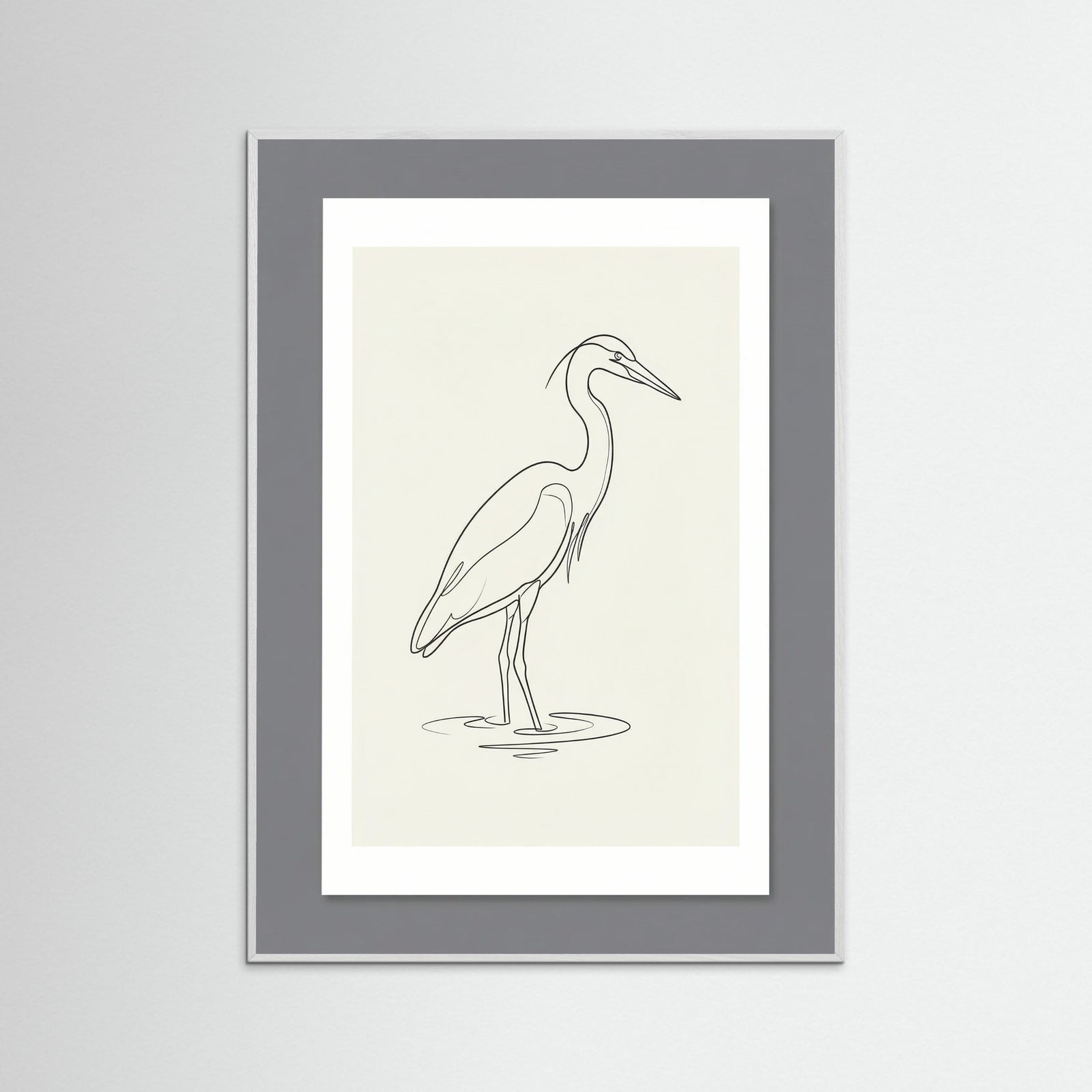 White Wood Graceful Flight