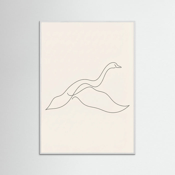 White Wood Graceful Line