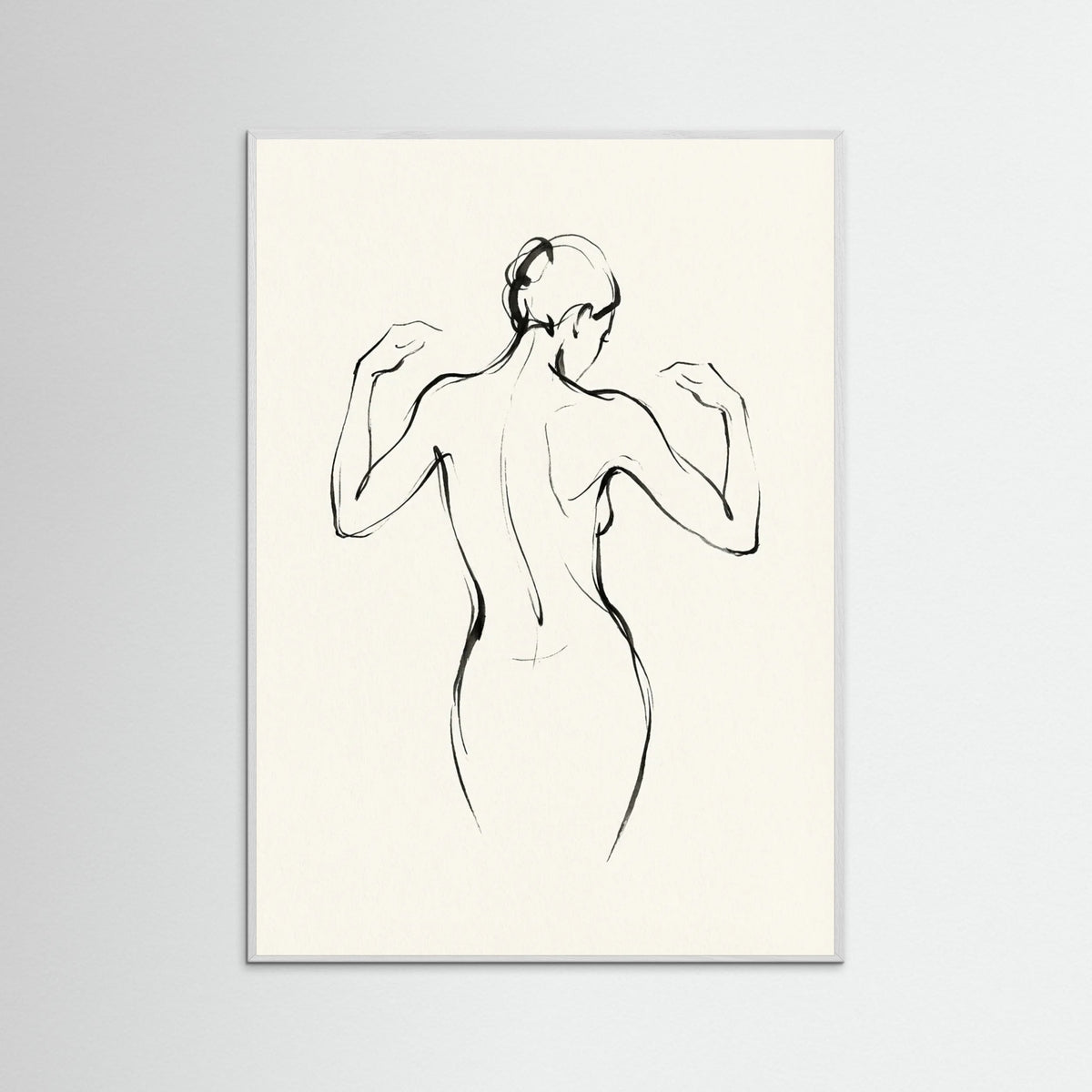 White Wood Graceful Pose