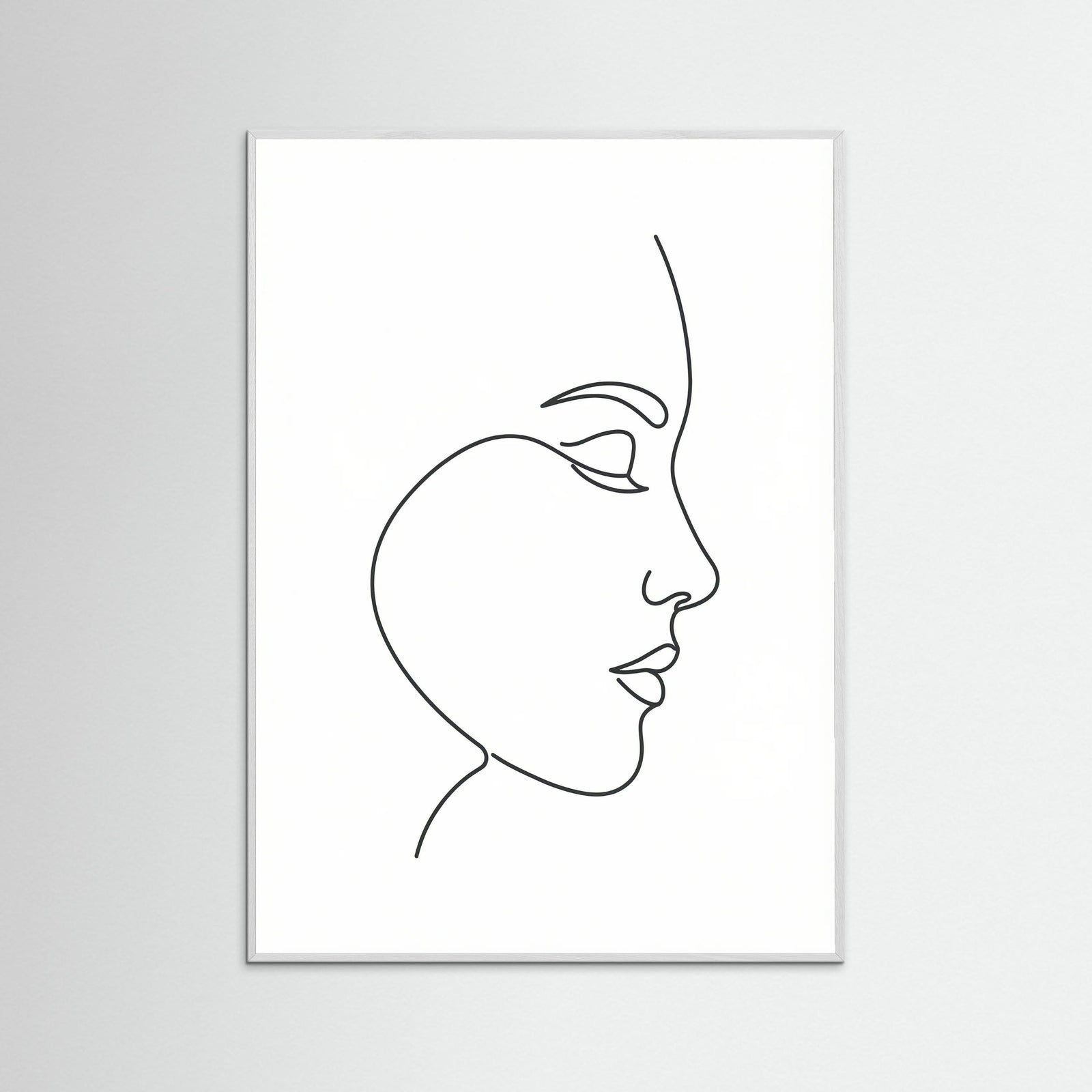 White Wood Graceful Silhouette