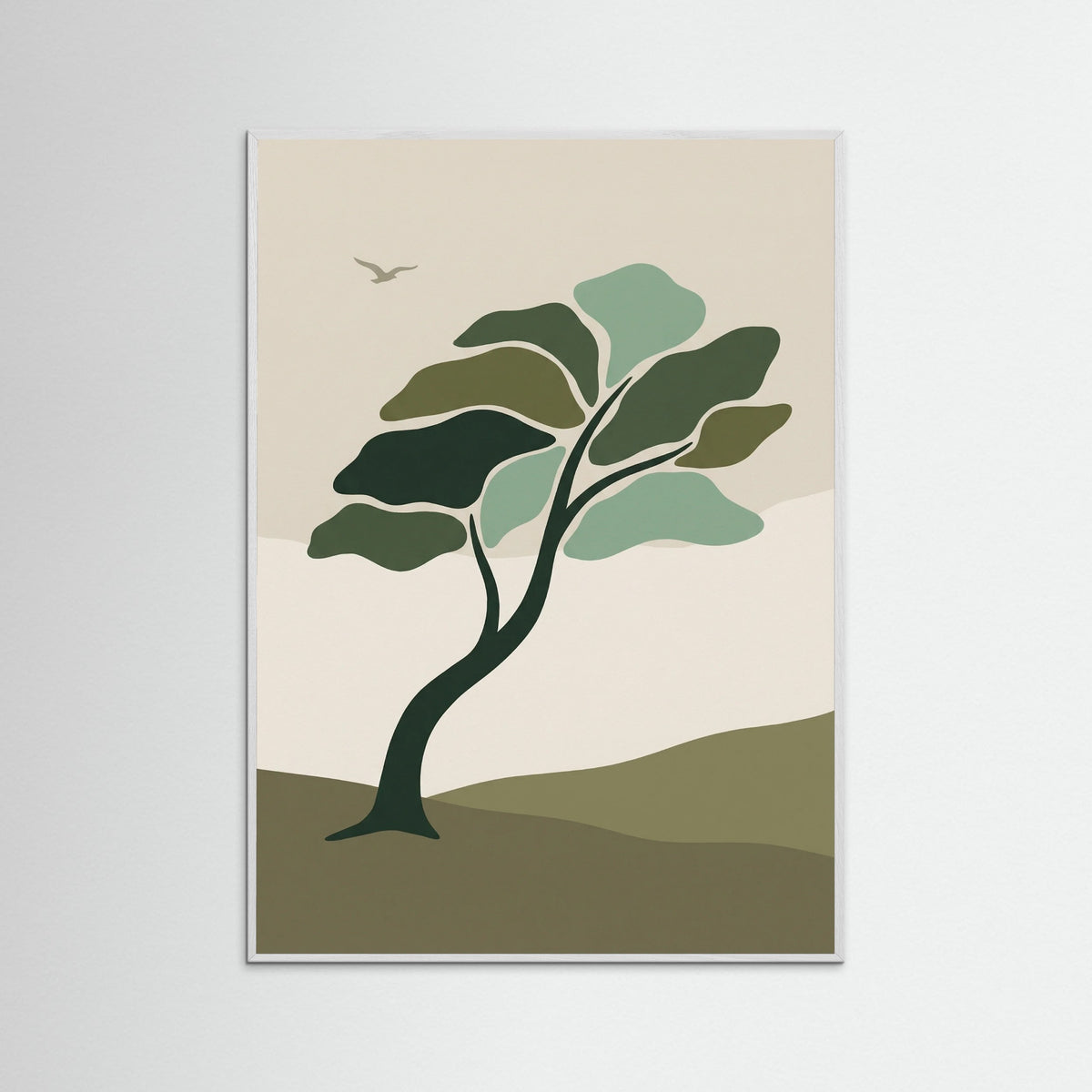 White Wood Green Grove