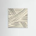 White Wood Grey diagonal stripe pattern Poster