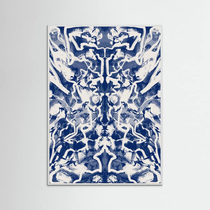 Póster Groovy Ultramarine Abstract – póster e impresión artística