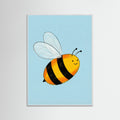 White Wood Happy Ladybug