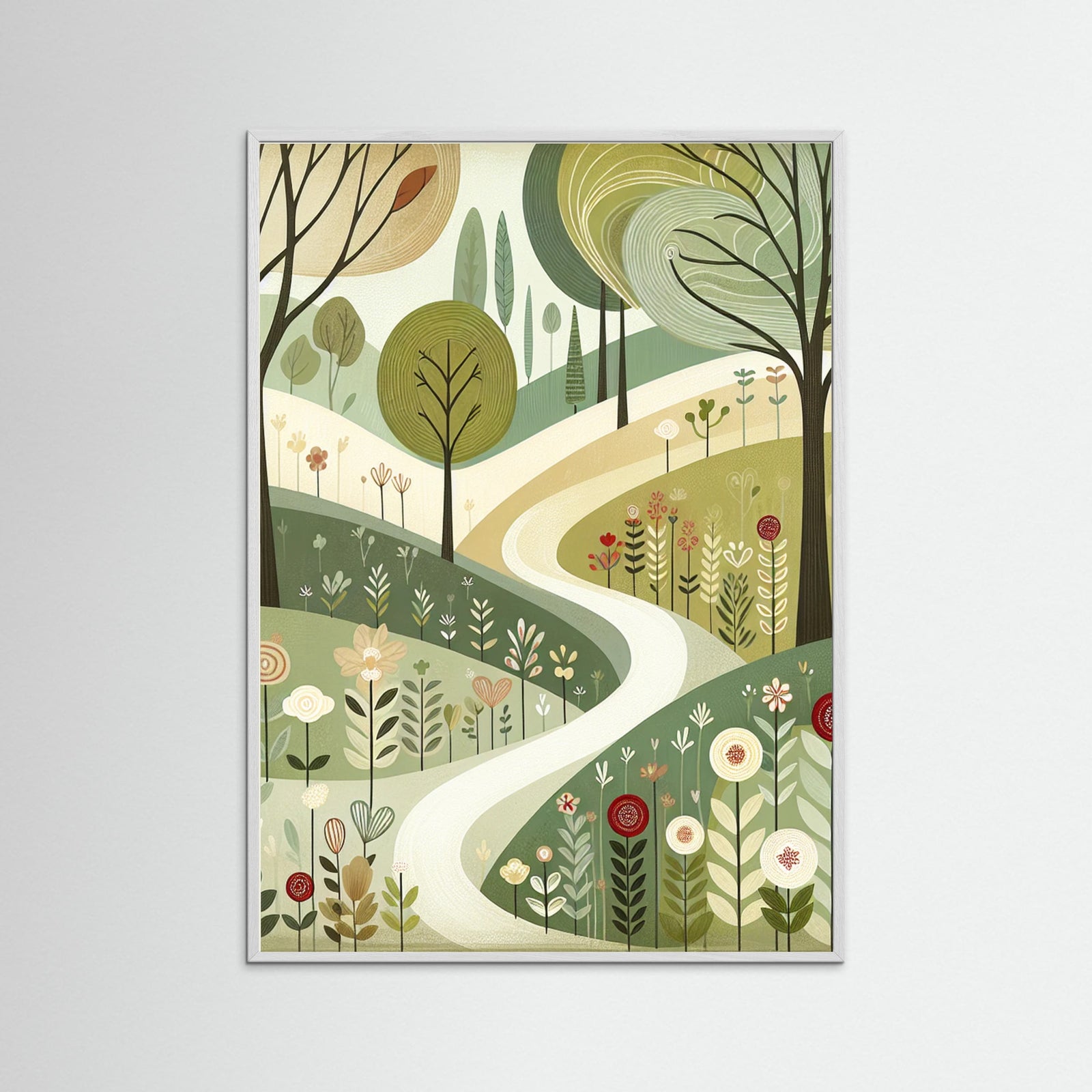 White Wood Harmony Garden