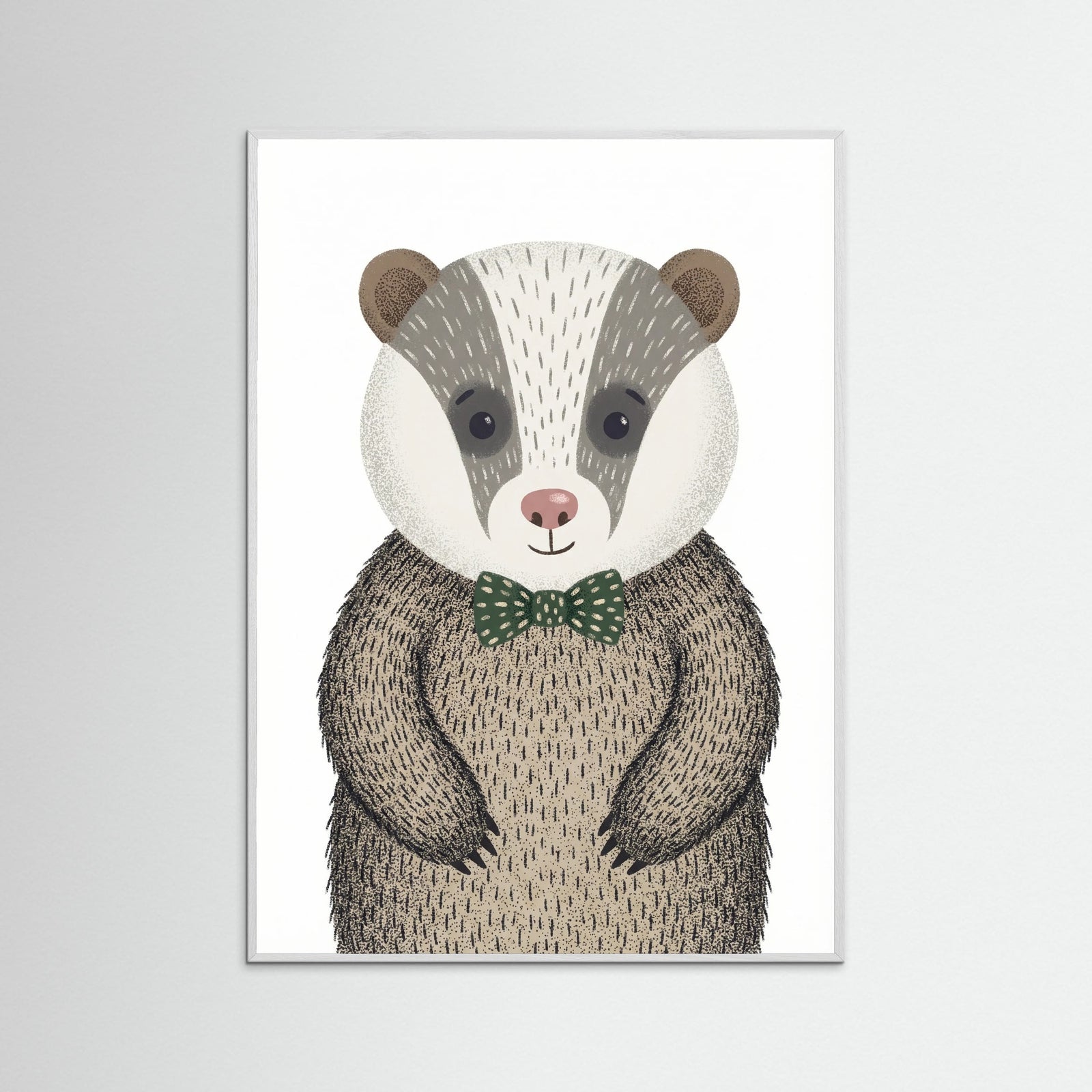 White Wood Hatted Puppy