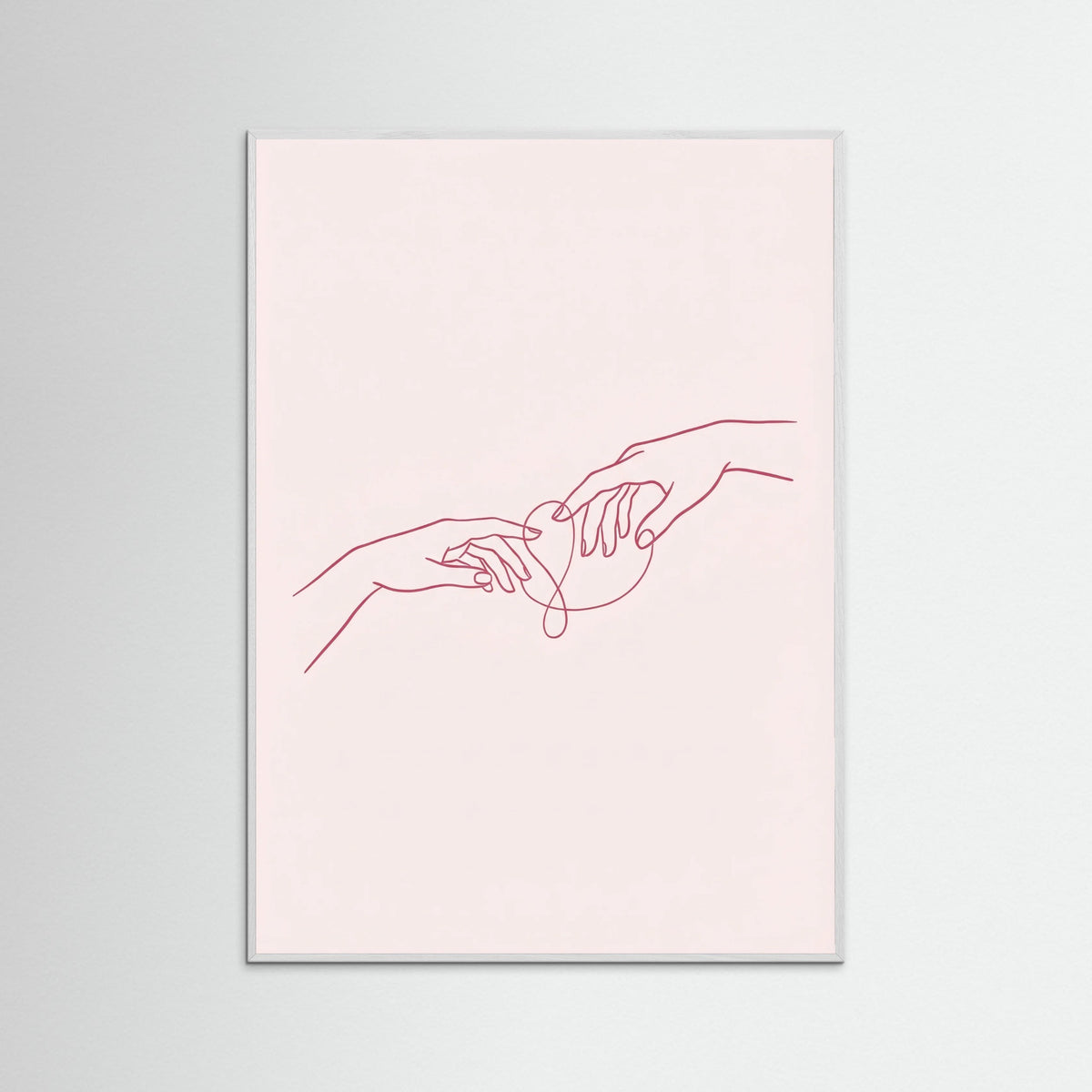 White Wood Heartfelt Message