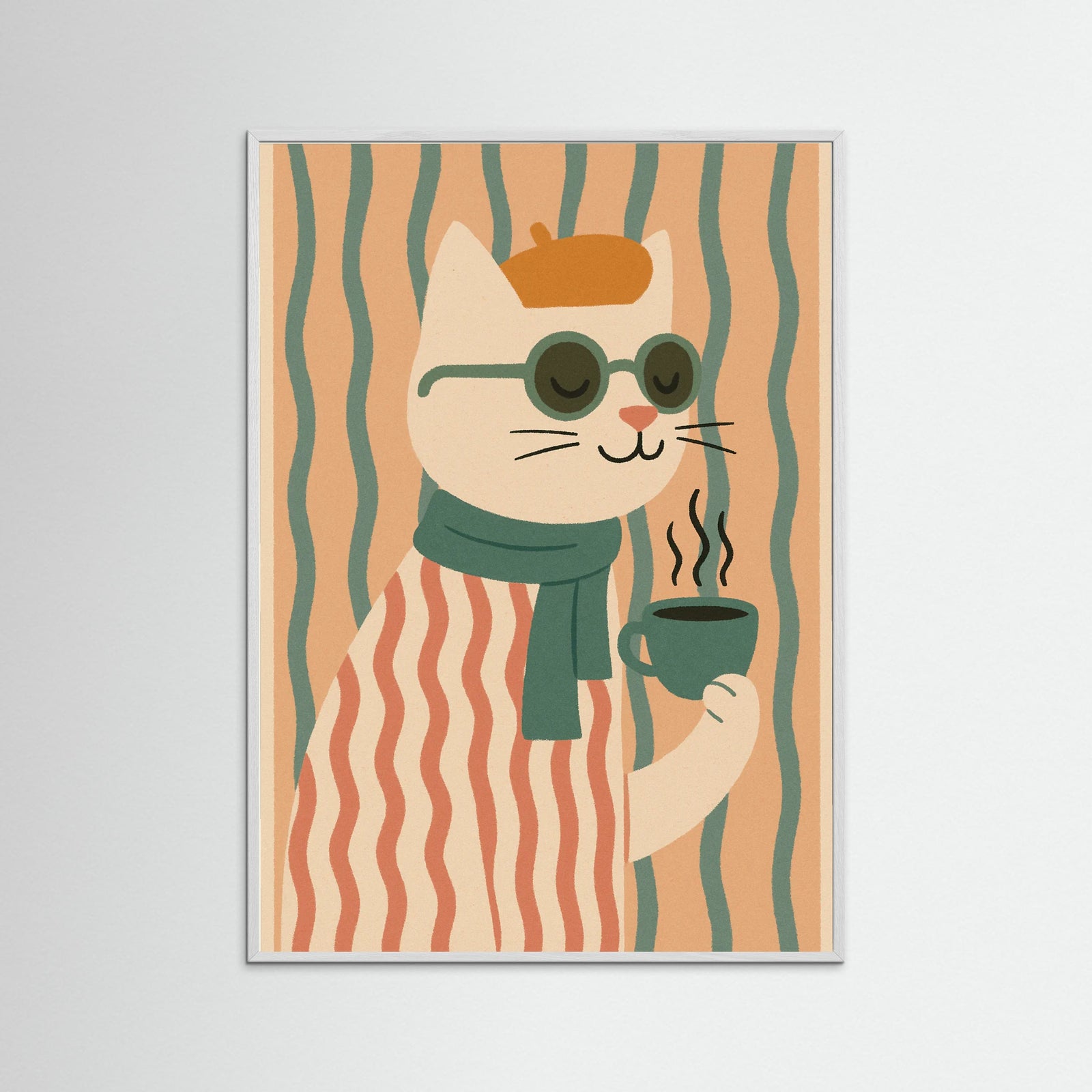 White Wood Hipster Hound