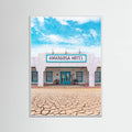 Historic Amargosa Hotel and Opera House in Death Valley Junction, California Poster – poster and art print