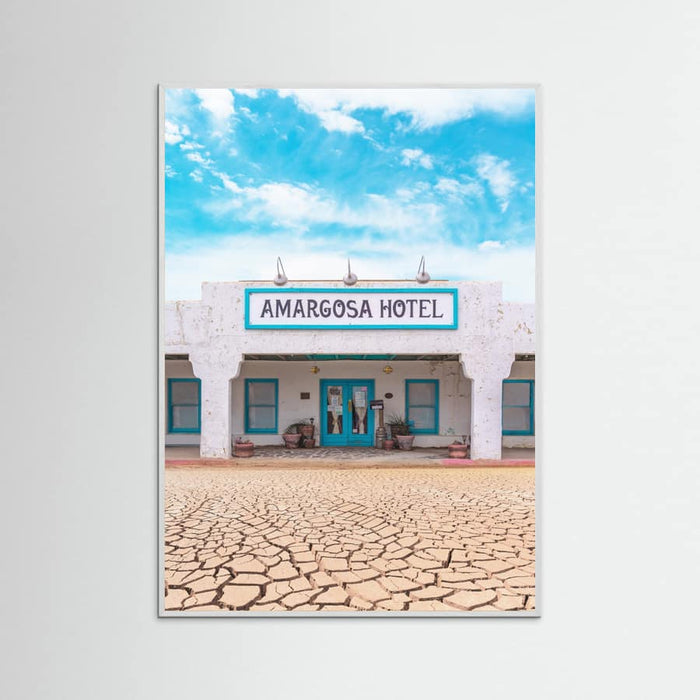 Historic Amargosa Hotel and Opera House in Death Valley Junction, California Poster – poster and art print