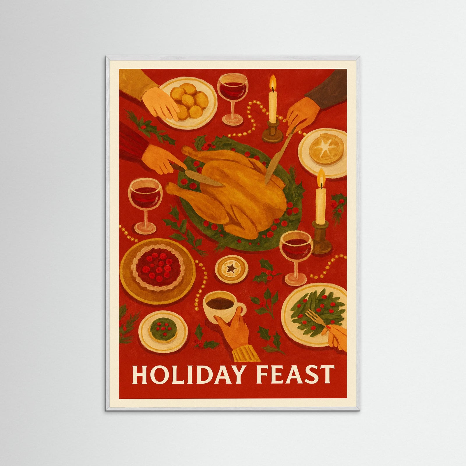 White Wood Holiday Feast