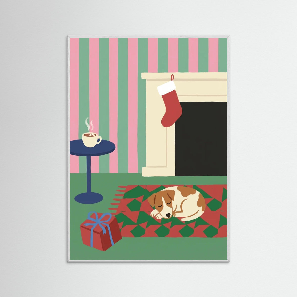 White Wood Holiday Reading Nook