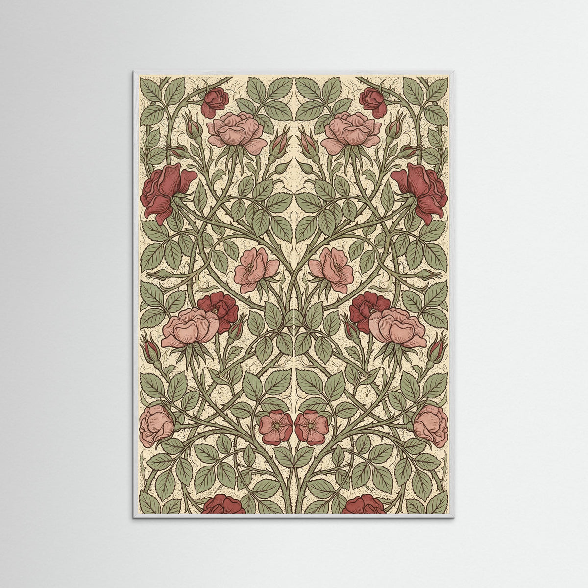 White Wood Honeysuckle Pattern 1876
