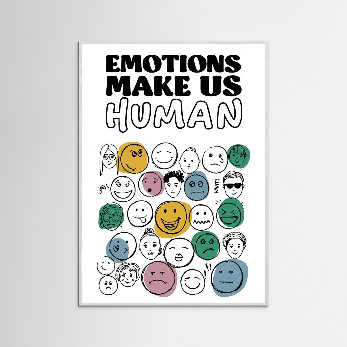 White Wood Human Emotions
