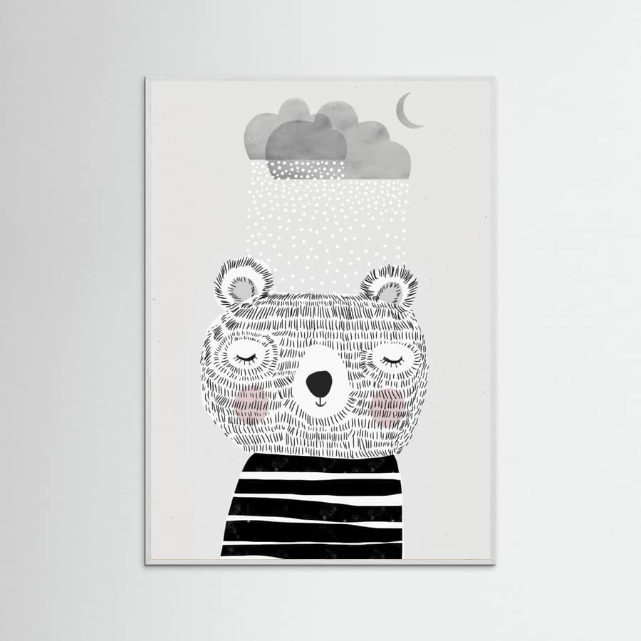 Póster I Love Snow – póster e impresión artística