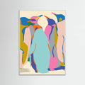 White Wood In It Together Penguins Poster