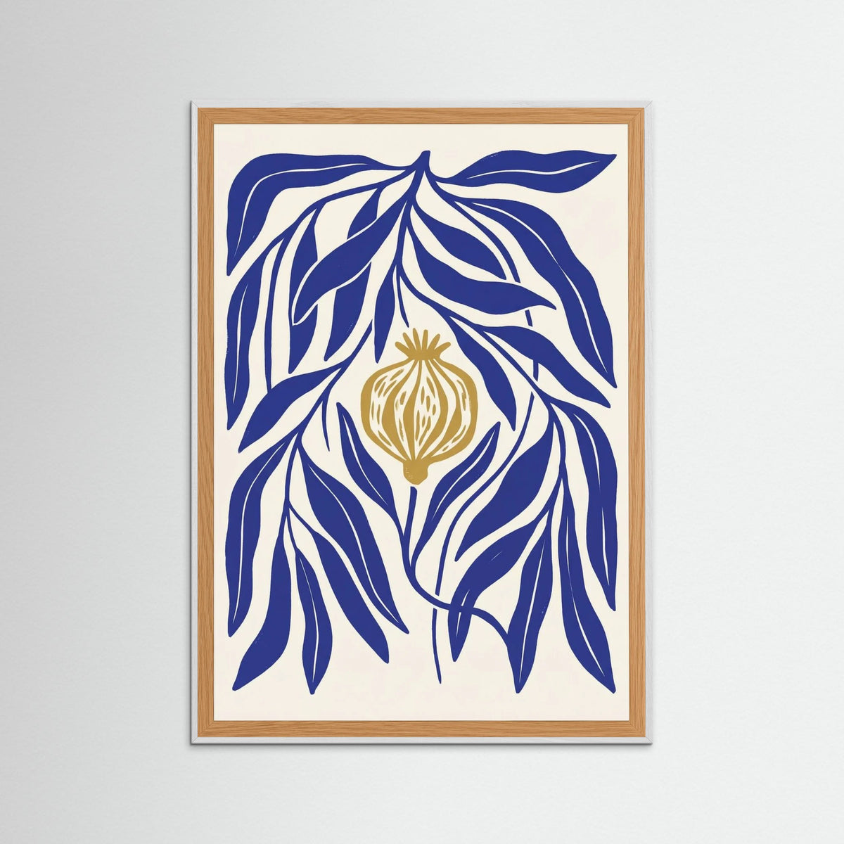 White Wood Indigo Bloom