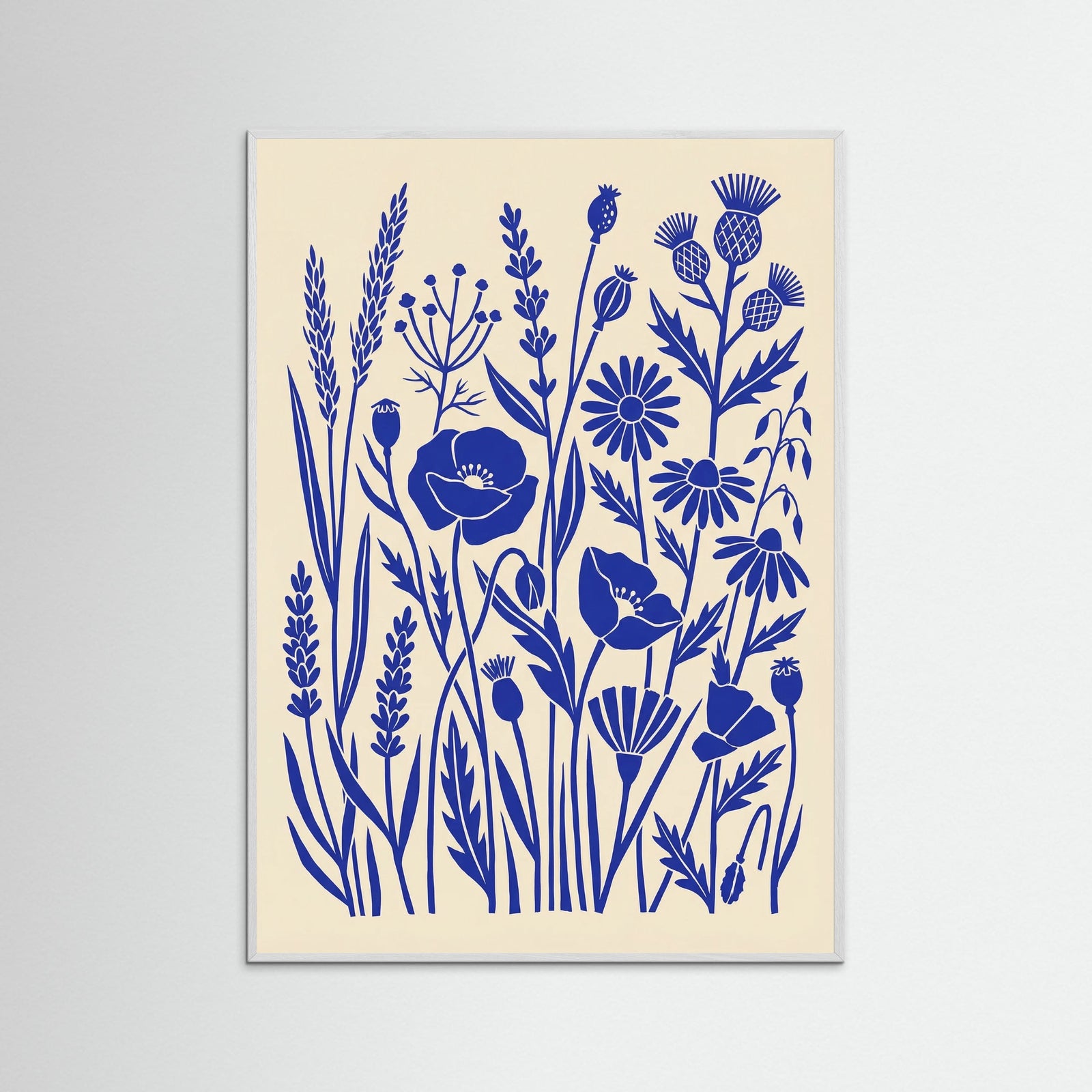 White Wood Indigo Folk Bloom