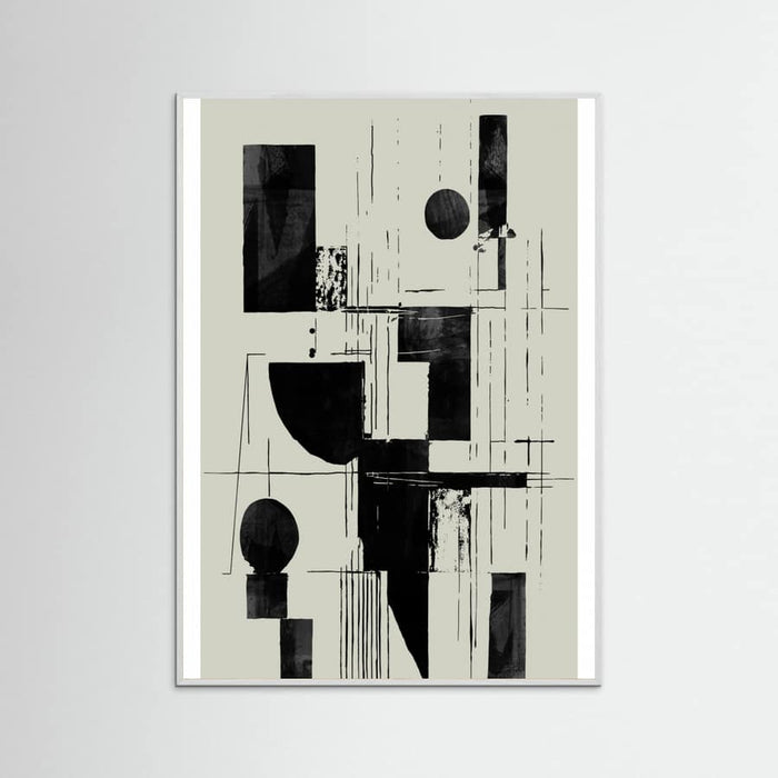 White Wood Interconnected 01 Poster