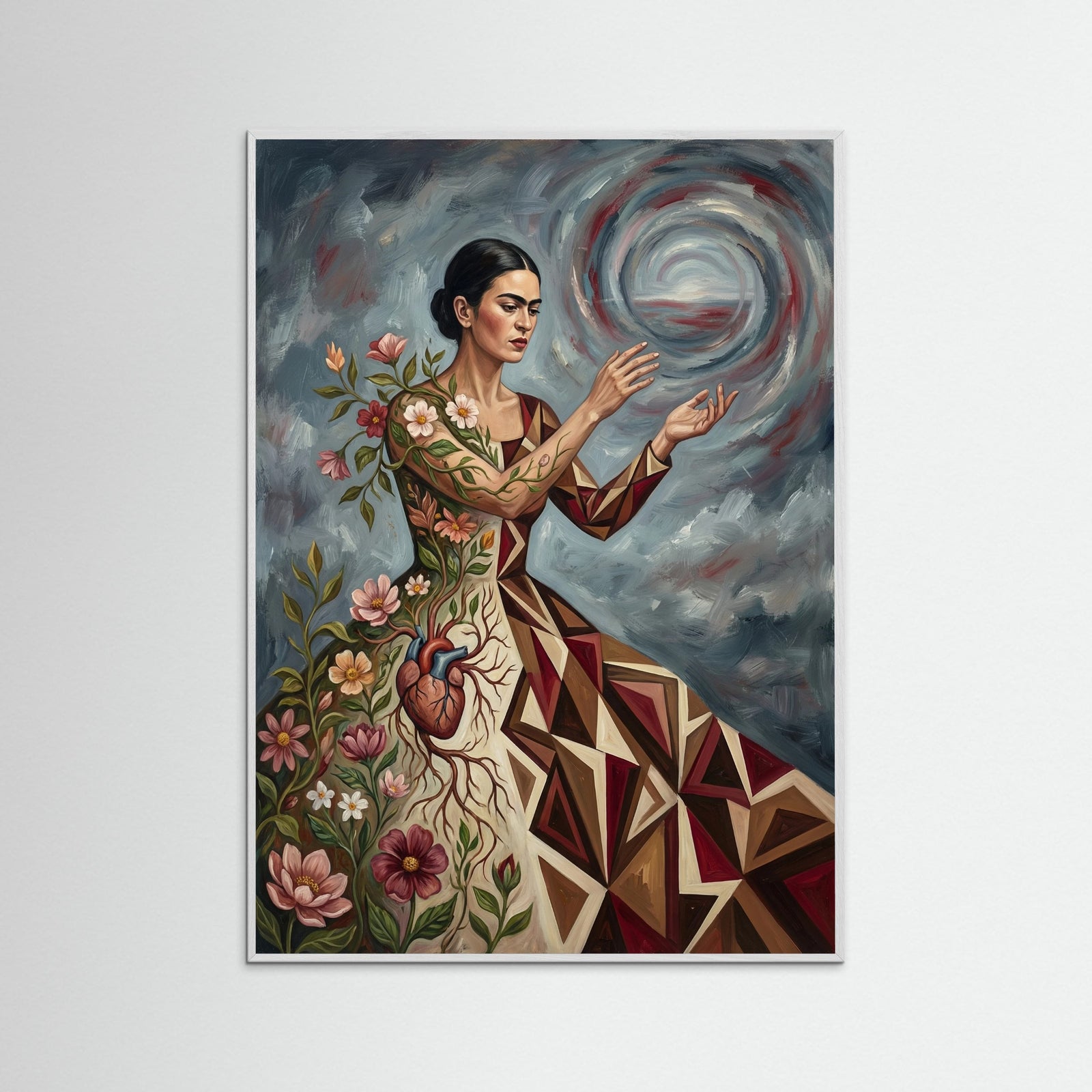 White Wood Intertwined Selves