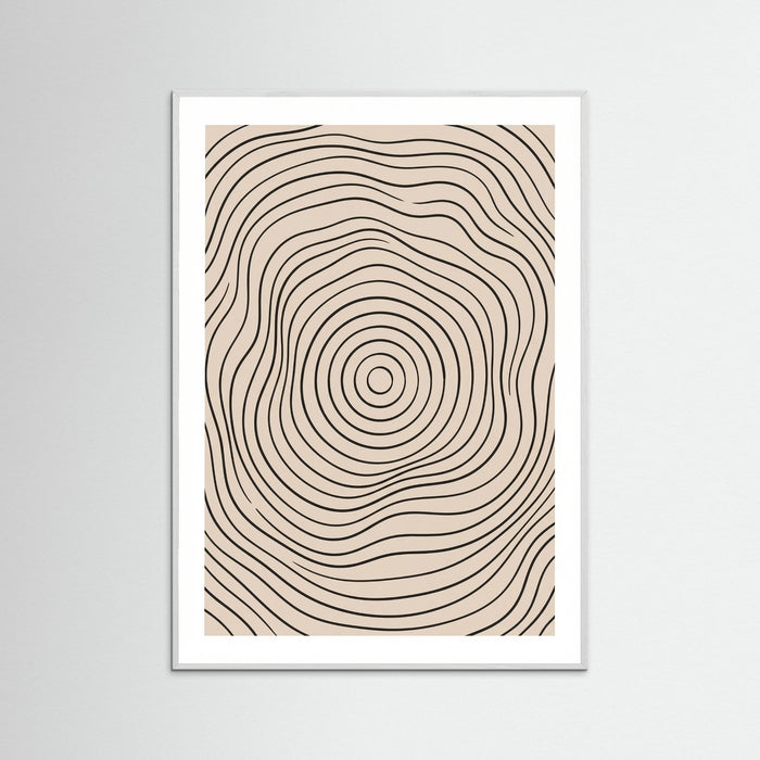 White Wood Interwoven Serenity