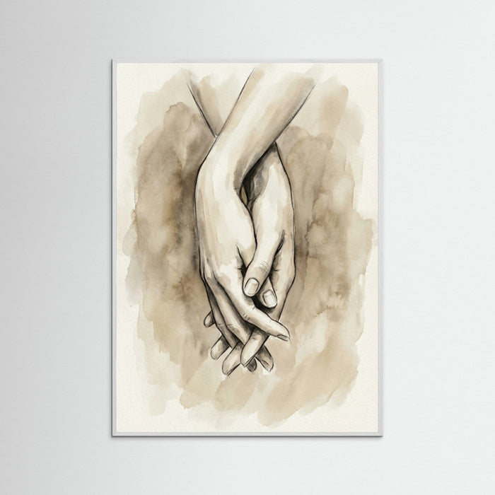 White Wood Intimate Embrace