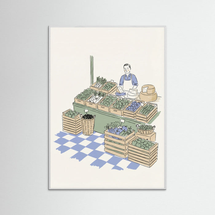 White Wood Italian Cafe Sketch