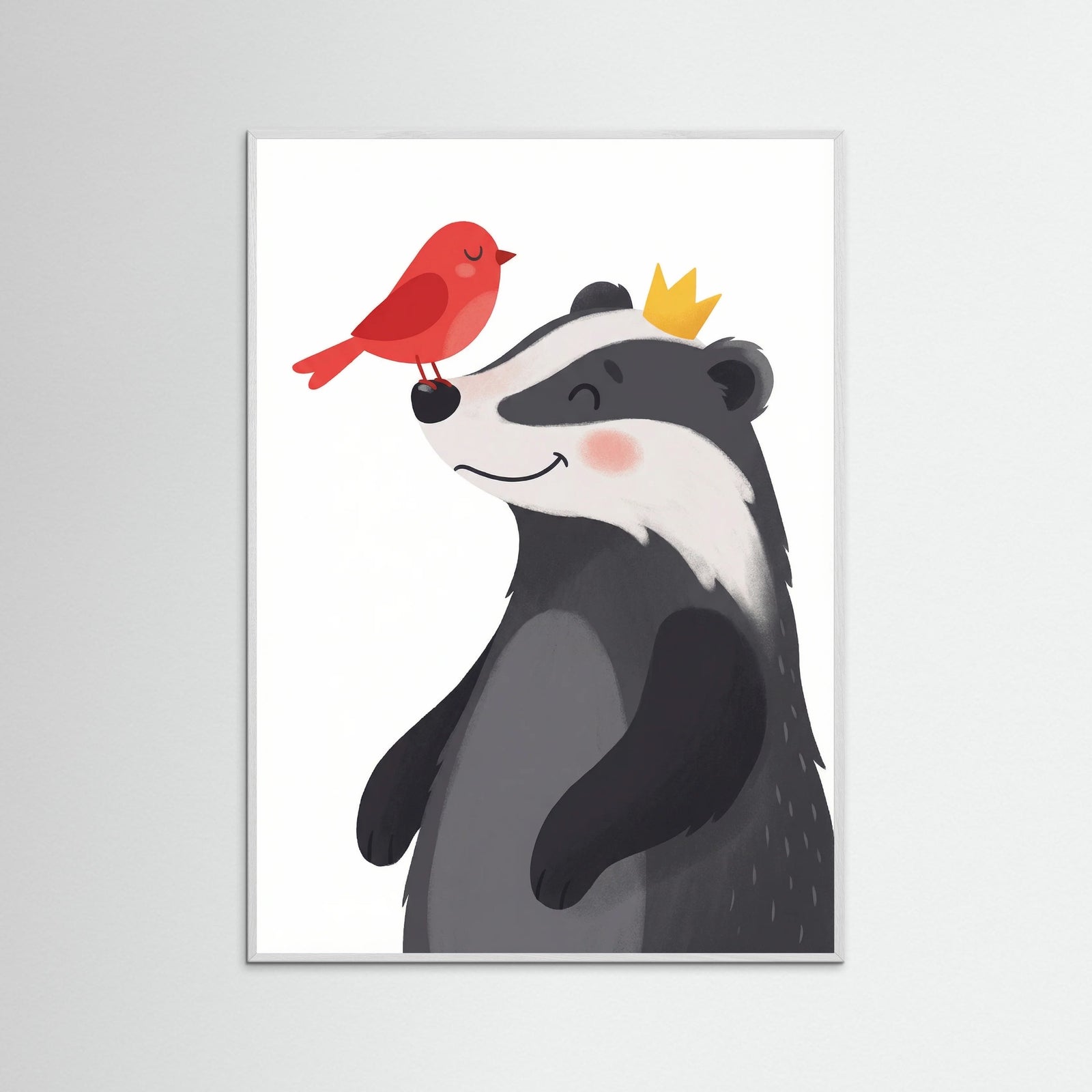 White Wood Joyful Balloon