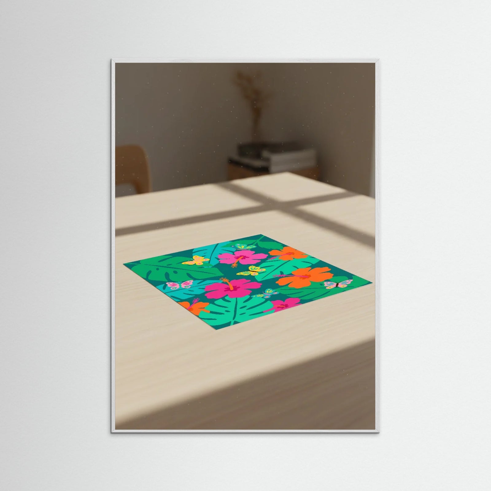 White Wood Joyful Blossom Flight