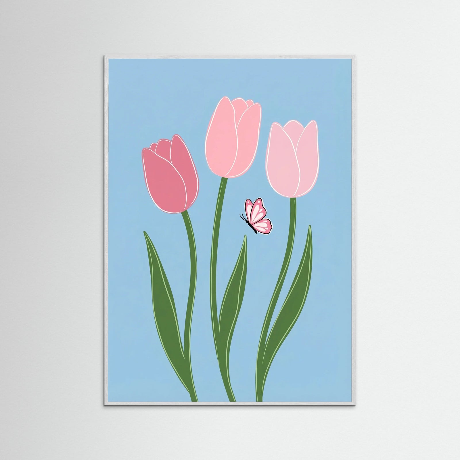 White Wood Joyful Daisies