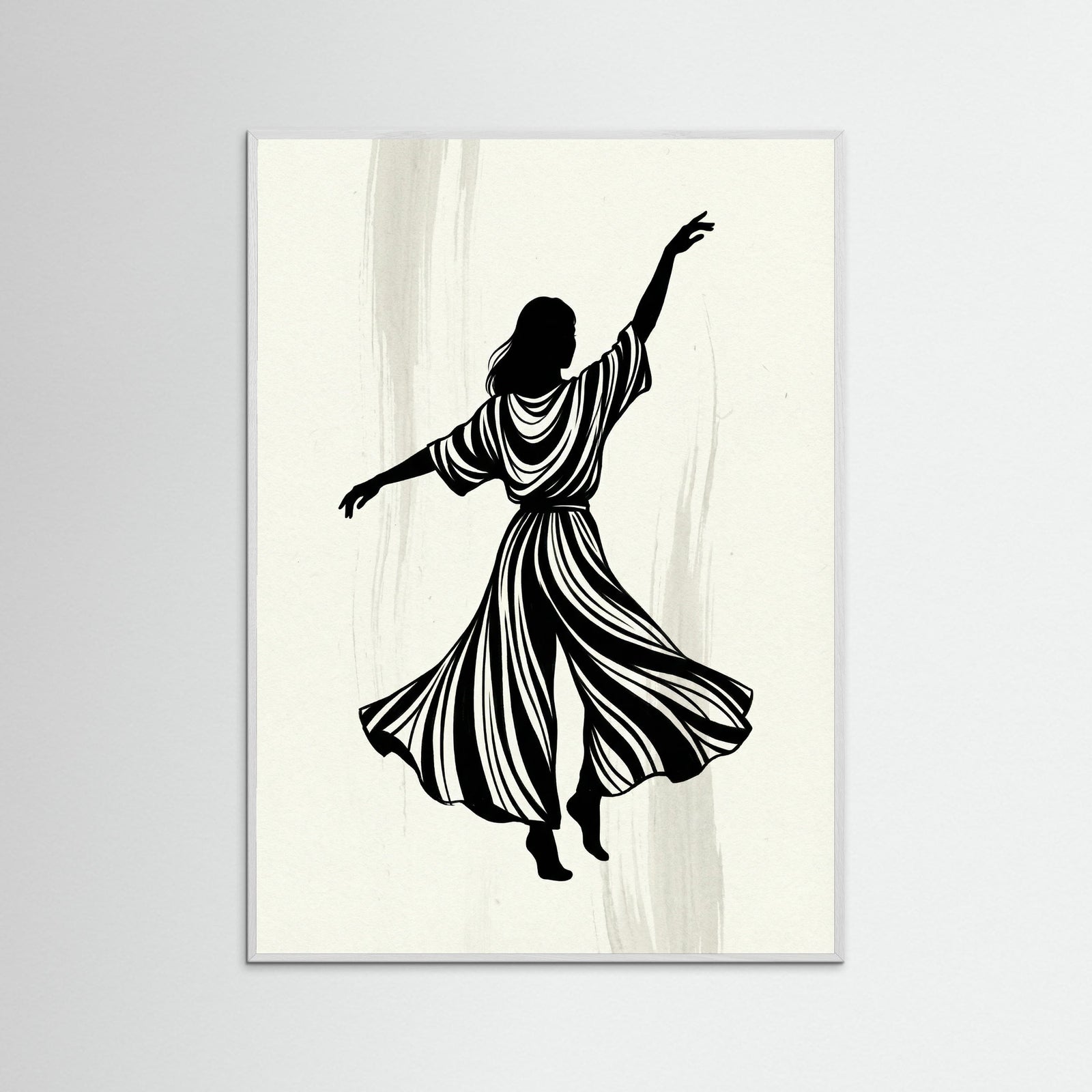 White Wood Joyful Leap