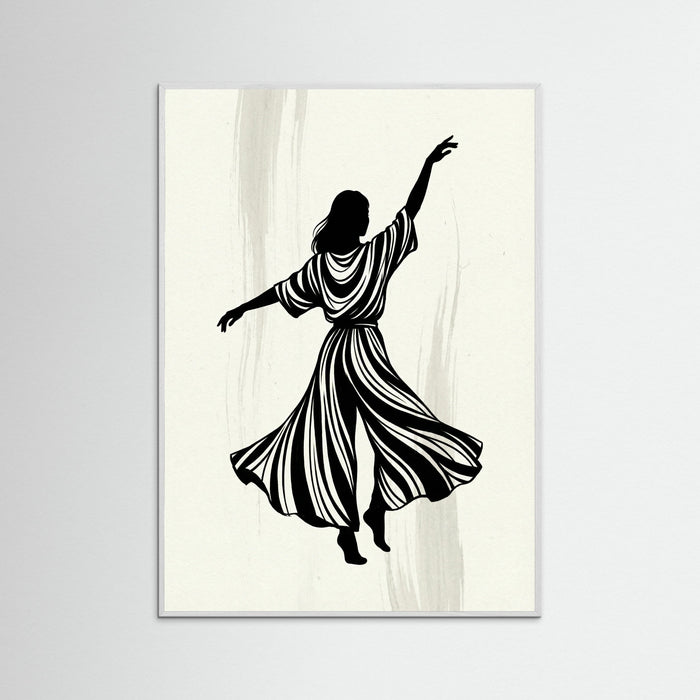White Wood Joyful Leap
