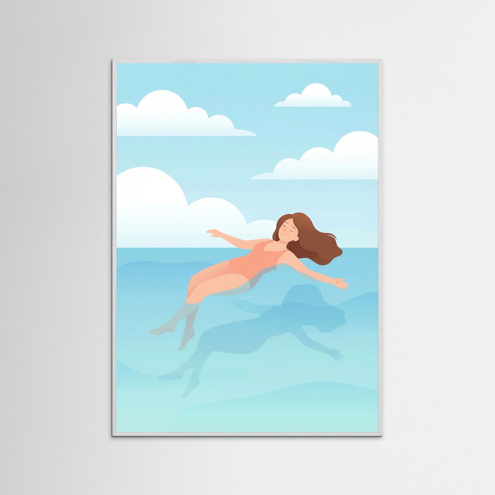 White Wood Joyful Leap