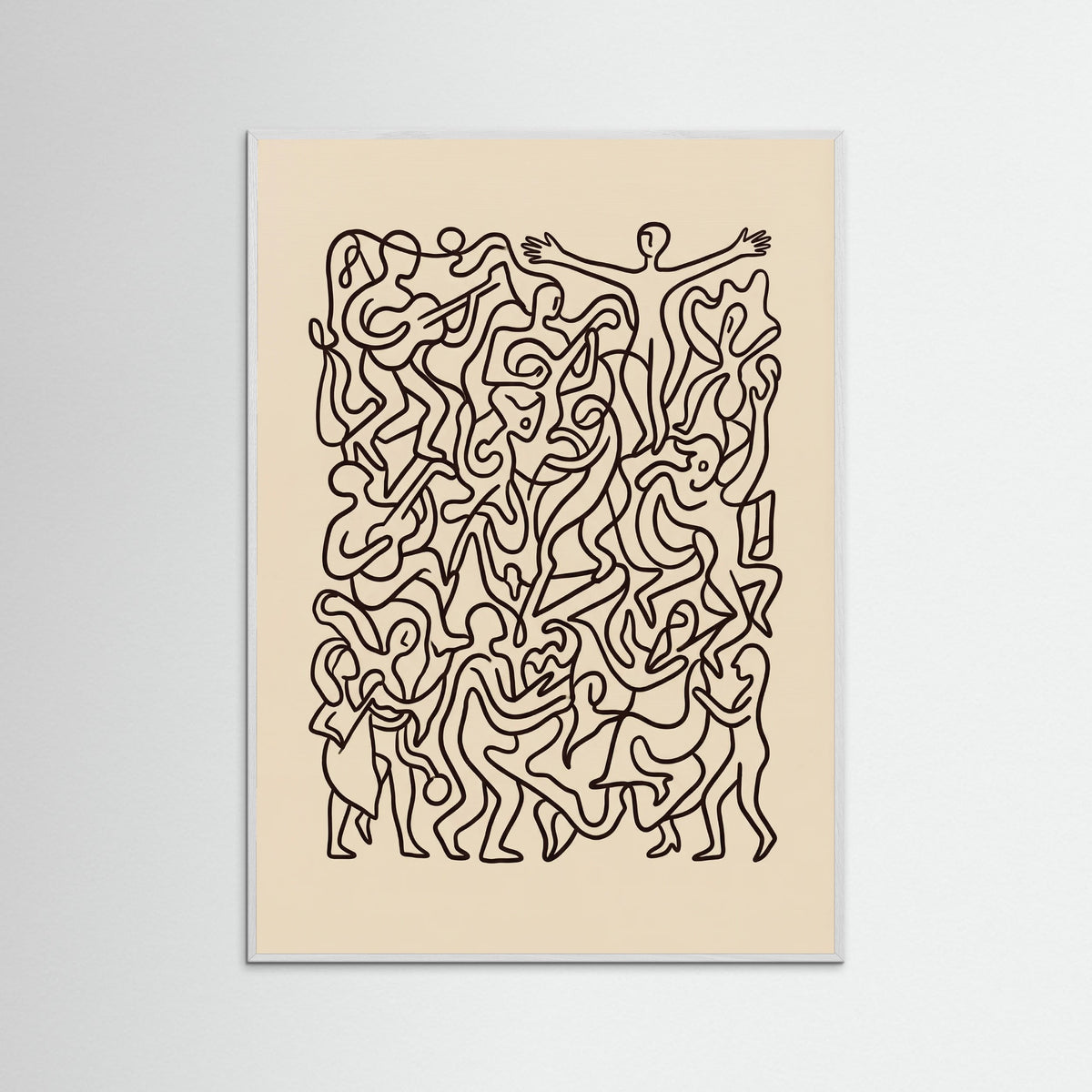 White Wood Joyful Lines