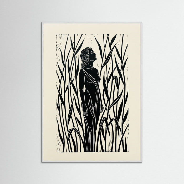 White Wood Jungle Embrace