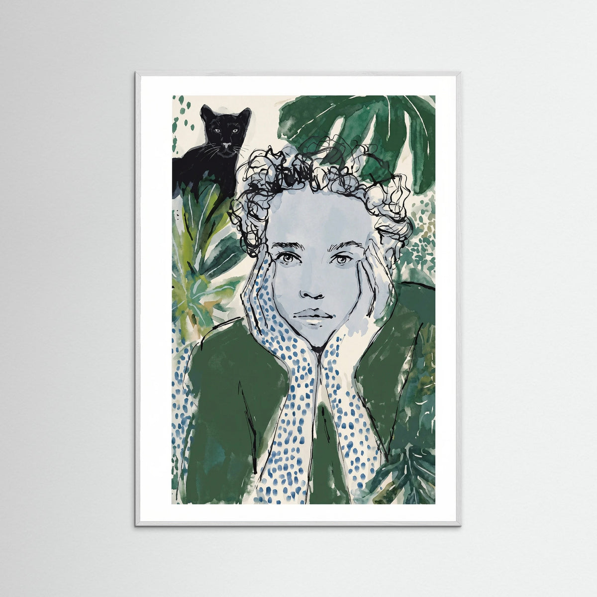 White Wood Jungle Gaze